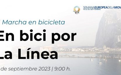 Gibraltar participará en la Marcha en bicicleta que se celebrará el 16 de septiembre en La Línea con motivo de la Semana Europea de la Movilidad