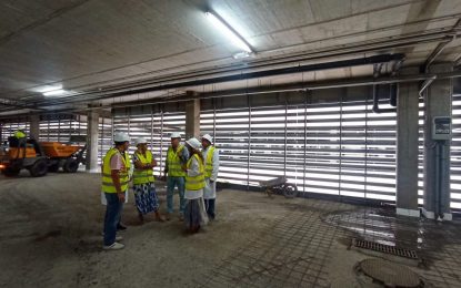 El Hospital de La Línea acondiciona su aparcamiento subterráneo que contará con 134 plazas nuevas