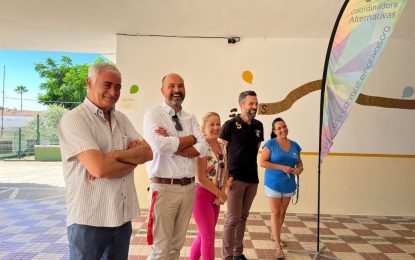 Alconchel visita el campamento infantil de verano de la Coordinadora ‘Alternativa en el CEIP ‘Maestro Juan González’ de Los Barrios