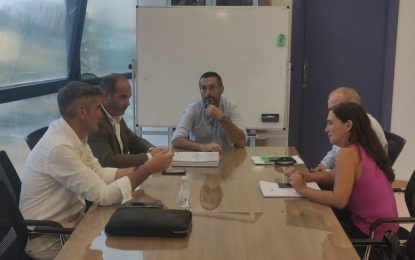 El Ayuntamiento aborda con Diputación el proyecto de adecuación de la Estación de Autobuses