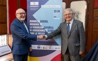 Juan Rodríguez acude a la asamblea de la federación española de asociaciones y clubes para la UNESCO