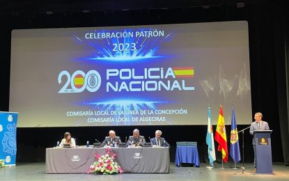 La Línea acoge la entrega de reconocimientos de la Policía Nacional  por la festividad de  sus patronos, los Ángeles Custodios