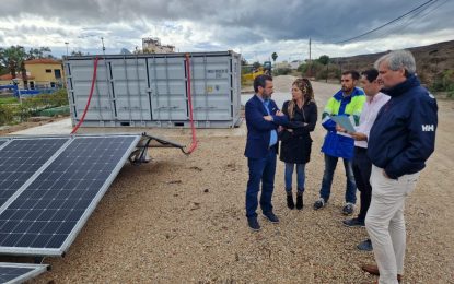 La depuradora de La Línea aumenta un 15% su autosuficiencia energética con la instalación de un novedoso sistema de placas fotovoltaicas