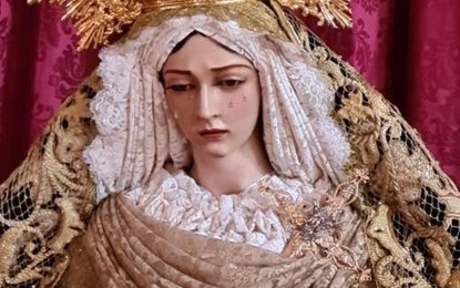 La restauración de la Virgen de la Esperanza está prevista para la última semana del mes de noviembre