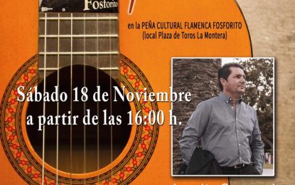 El próximo sábado, nueva “Jornada Flamenca”  en la Peña ‘Fosforito’