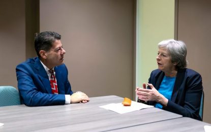 El Ministro Principal se reúne con Lady Theresa May