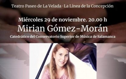 Miriam Gómez-Morán pone fin mañana al III Ciclo de Grandes Pianistas