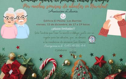 ‘Lulacris’ convoca el Concurso Infantil de Poesías, Cartas y Dibujos “Por muchas sonrisas de abuelos en Navidad”