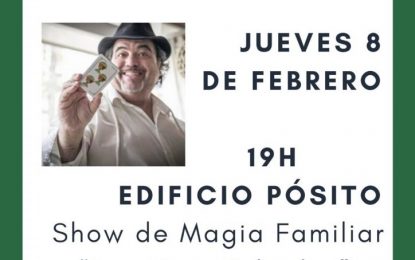 Espectáculo de Magia Familiar, mañana jueves en el Pósito, a cargo del mago Juan Luis Rubiales
