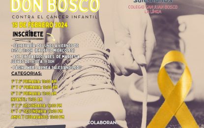El Ayuntamiento colabora con la I Milla urbana solidaria Don Bosco contra el cáncer infantil