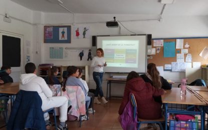 Las enfermeras referentes escolares del Área Campo de Gibraltar Este, La Línea, desarrollan cerca de 800 actividades en 2023 con 61.560 participantes