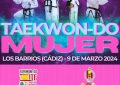 Taller de taekwondo de defensa personal para mujeres y hombres, el sábado 9 en el Samuel Aguilar de Los Barrios