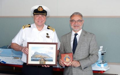 El recién botado crucero Sun Princess de 4.300 pasajeros debuta en Gibraltar