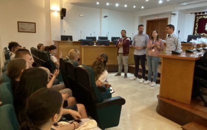 El Ayuntamiento da la bienvenida a otro grupo de estudiantes de Polonia, Turquía y Letonia que visitan esta semana la villa
