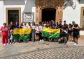 El Ayuntamiento da la bienvenida a los estudiantes eslovenos que también visitan esta semana la villa