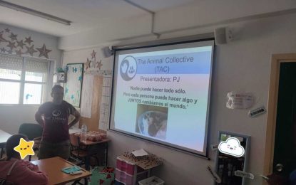 La delegación de Salud y The Animal Collective sensibilizan a escolares sobre tenencia y abandono de animales de compañía
