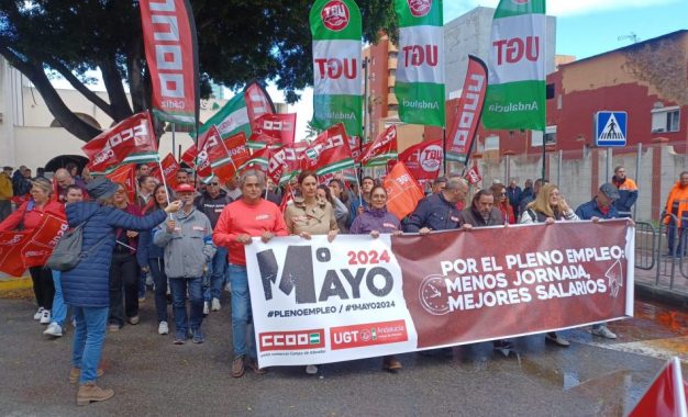 CCOO y UGT reivindican ‘Pleno empleo: reducir jornada, mejorar salarios” en el 1º de Mayo