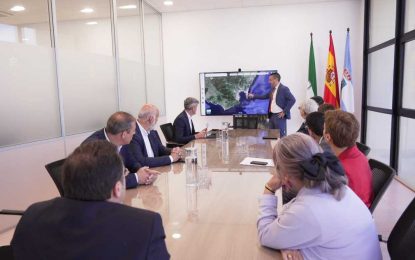 Juan Franco agradece el trato diferencial del ministro Albares hacia La Línea tras su visita de hoy a la ciudad