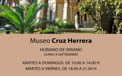 El Museo Cruz Herrera adopta el horario de verano