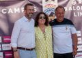 El alcalde visitó el campus de fútbol que la Real Balompédica Linense desarrolla en el colegio San Juan Bosco