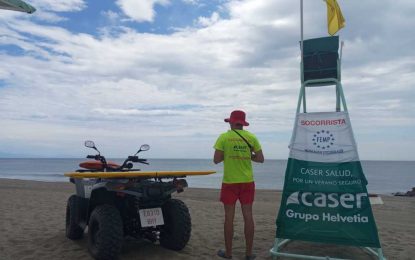 El mes de junio transcurrió sin incidentes de importancia para el servicio de Socorrismo y Salvamento en playas