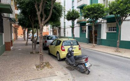 Parques y Jardines ejecuta trabajos de adecentamiento y mejora en zonas verdes del parque, pisos militares y calle Calderón de la Barca