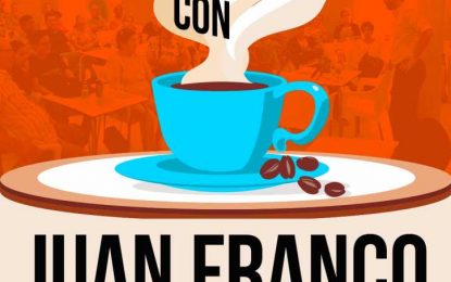 Un café con Juan Franco se celebra el miércoles en la zona del Zabal