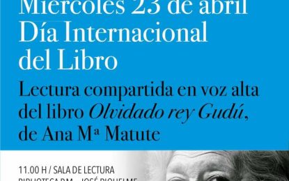 La biblioteca municipal conmemora en abril el centenario del nacimiento de Ana María Matute