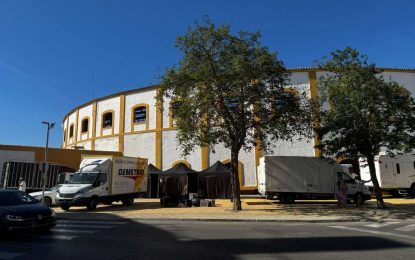 La Plaza de Toros, escenario del rodaje de una película de la industria cinematográfica india “Bollywood”