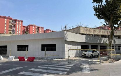 Las obras de rehabilitación de la Estación de Autobuses avanzan a buen ritmo durante el verano