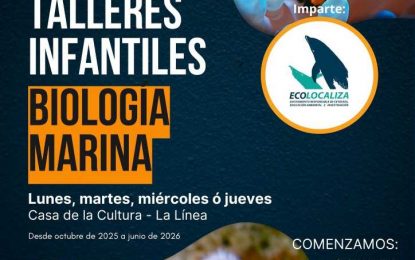 Ecolocaliza con la colaboración de Cultura y Medio Ambiente desarrollará un año más los Talleres Infantiles sobre Biología Marina