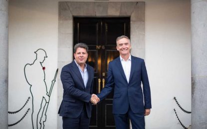 El Ministro Principal de Gibraltar se reunió con el Embajador del Reino Unido en España, Alex Ellis