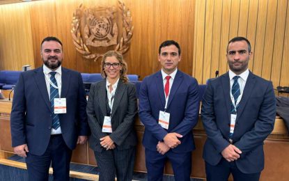 La Ministra Arias-Vásquez lanza la plataforma digital Servicios Marítimos de Gibraltar en la Semana Internacional del Transporte Marítimo de Londres