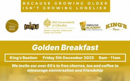  Semana Dorada 2025 – Del 1 al 5 de diciembre de 2025 – Porque envejecer no significa sentirse solo.