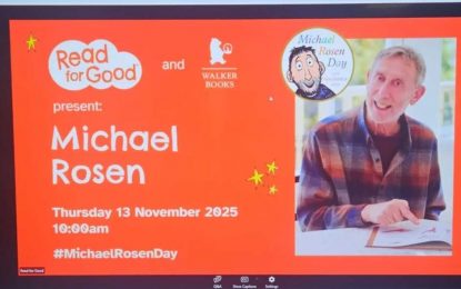 St Mary’s celebra el Día de Michael Rosen con actividades de poesía sobre «Comida Divertida».