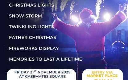 EN GIBRALTAR ¡PREPÁRATE PARA BRILLAR! FESTIVAL DE LUCES NAVIDEÑO ESTE VIERNES.