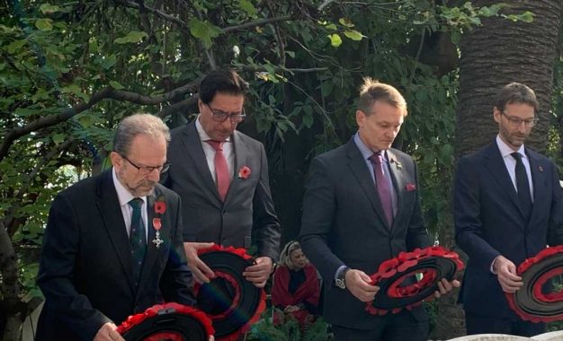  El Ministro Cortés representa a Gibraltar en el Día de los Caídos celebrado en Tánger