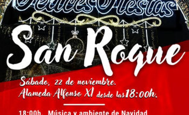 En San Roque mañana sábado, gran acto del encendido del alumbrado extraordinario de Navidad