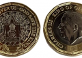 Emisión de la moneda de 1 libra esterlina de Gibraltar de 2024 (dodecágonos)