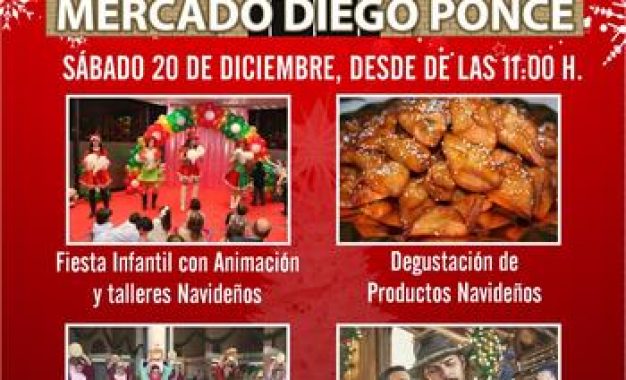 En San Roque , El Mercado “Diego Ponce” celebra la Navidad