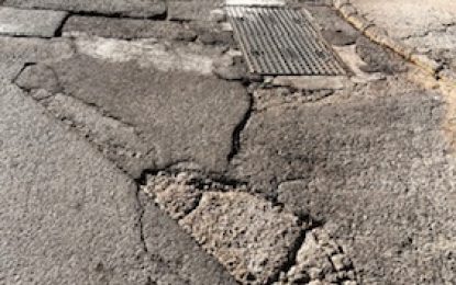 Así esta los alrededores den Centro Salud La Velada y Los Juzgados ¡¡¡¡CUIDADO !!!!!