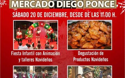 Este sábado, el Mercado “Diego Ponce” de San Roque, celebra la Navidad