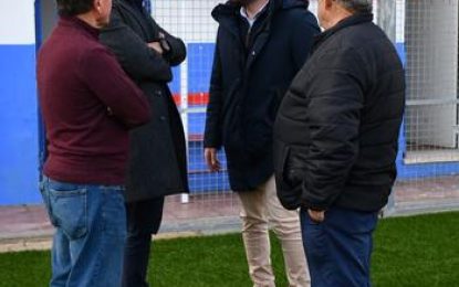 Comenzaron las obras del vestuario del campo Manuel Mateo, en Puente Mayorga.