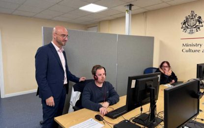 El Ministro Santos visita la cohorte de Empleo con Apoyo de PATHS