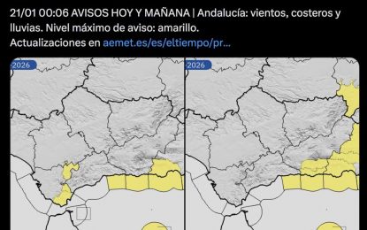 Alerta amarilla por lluvias en el Campo de Gibraltar
