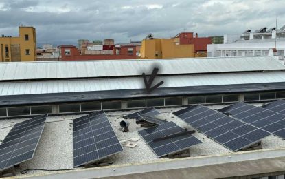 ASI ESTA LA CUBIERTA DEL EDIFICIO DEL MERCADO .(LA OBRA DEL MENTIROSO JUAN FRANCO)