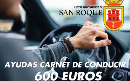 Hoy finaliza el plazo para solicitar las ayudas para sacarse el carné de conducir en San Roque.
