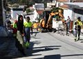 Belén Jiménez visita los trabajos de mejora en San Enrique de Guadiaro