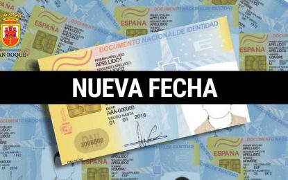 Nuevas fechas para realizar en marzo en San Roque y Guadiaro las gestiones del DNI