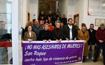 Minuto de silencio contra la violencia machista y en memoria de las víctimas de enero y febrero